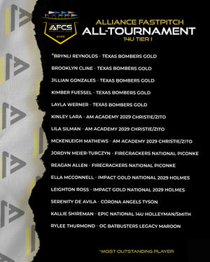 Image post by @thealliancefastpitch on Instagram