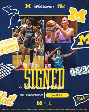 Image post by @umichwbball on Instagram