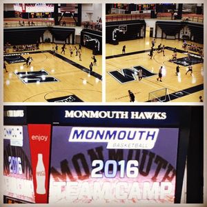Image post by @monmouthmensbball on Instagram