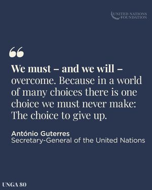 Image post by @unfoundation on Twitter