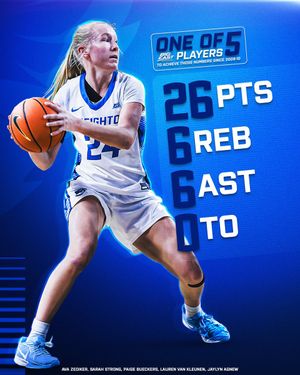 Image post by @CreightonWBB on Twitter