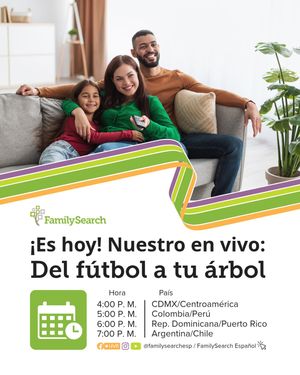 Image post by @familysearchesp on Instagram
