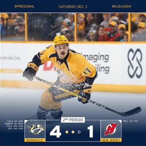 Image post by @predsnhl on Instagram