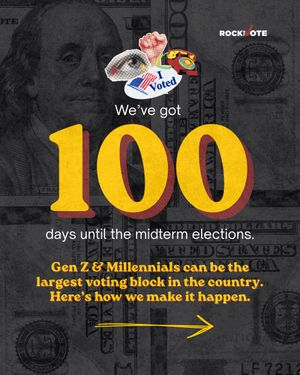 Image post by @rockthevote on Instagram