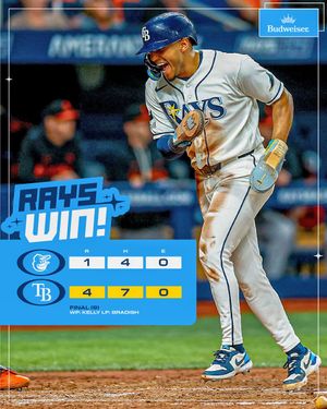 Image post by @RaysBaseball on Twitter