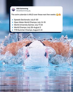 Image post by @usaswimming on Instagram