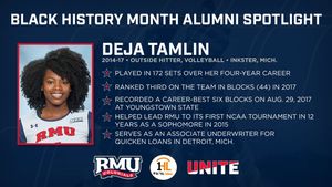 Image post by @RMUAthletics on Facebook