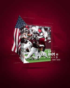 Image post by @AggieFootball on Twitter