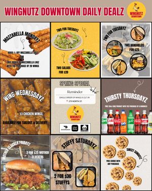 Image post by @wingnutzbarandgrill on Instagram