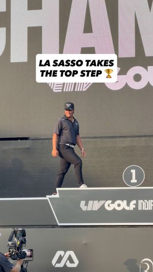 Video post by @livgolfleagueofficial on Facebook
