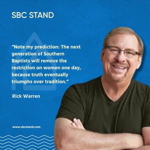 Image post by @pastorrickwarren on Facebook