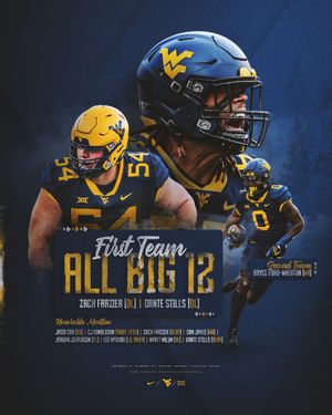 Image post by @WVUfootball on Twitter