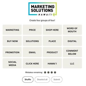 Image post by @Marketing Solutions Hawaii on Facebook
