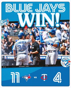 Image post by @bluejays on Instagram