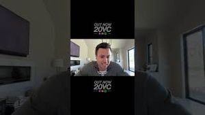 Video post by @20vc on YouTube