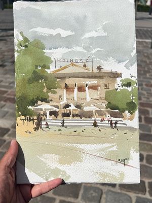 Image post by @umapaints on Instagram
