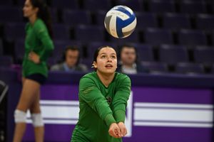 Image post by @NDvolleyball on Twitter