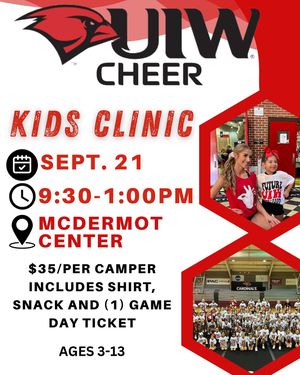 Image post by @uiwcheer on Instagram