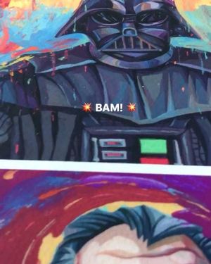 Video post by @RichPellegrinoArt on Facebook