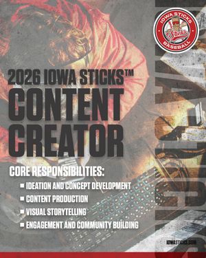 Image post by @iowasticksbaseball on Instagram