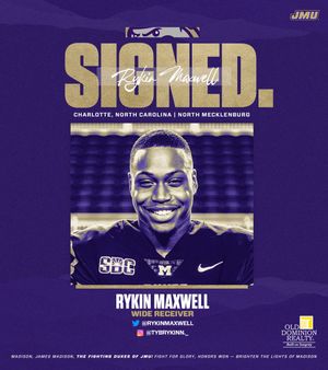 Image post by @JMUFootball on Twitter