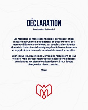 Image post by @mtlalouettes on Instagram