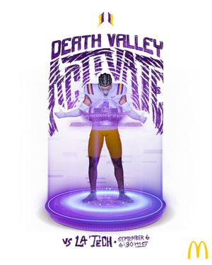 Image post by @LSUfootball on Twitter