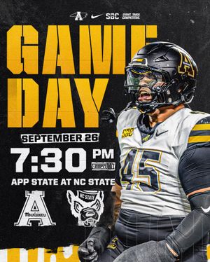 Image post by @appstate_fb on Instagram