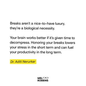 Image post by @melrobbins on Instagram