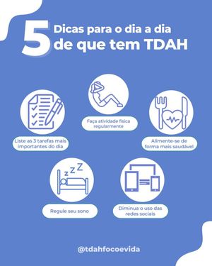 Image post by @tdahfocoevida on Instagram
