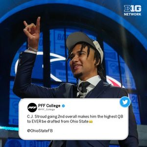 Image post by @OhioStateOnBTN on Twitter