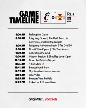 Image post by @GoBEARCATS on Twitter