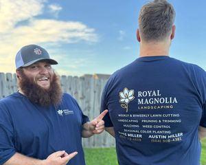 Image post by @RoyalMagnoliaLandscaping on Facebook