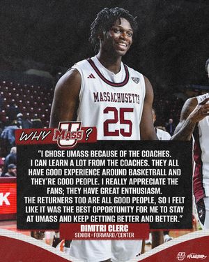 Image post by @umassbasketball on Instagram