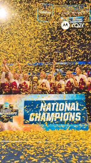 Video post by @OklahomaWGymnastics on Facebook