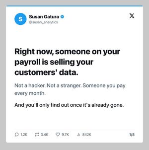 Image post by @susan_analytics on Instagram
