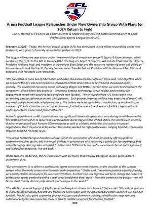 Image post by @OfficialAFL on Twitter