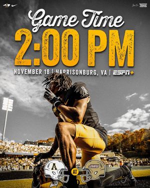 Image post by @appstate_fb on Instagram