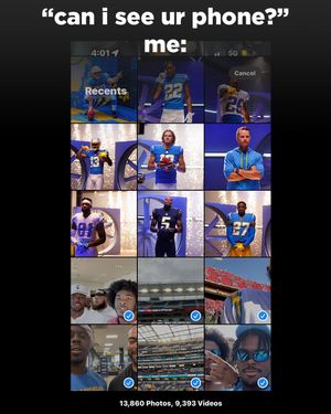 Image post by @chargers on Instagram