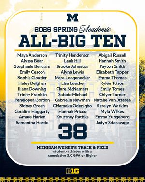 Image post by @umichtrack on Instagram