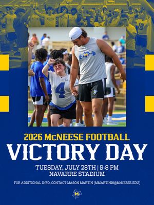 Image post by @mcneesefootball on Instagram