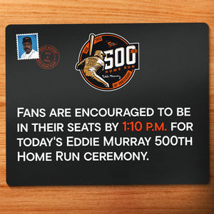 Image post by @Orioles on Twitter
