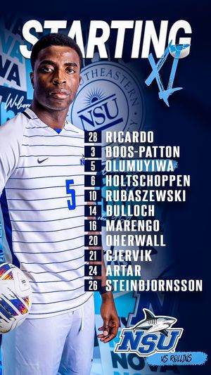 Image post by @NSU_MSoccer on Twitter