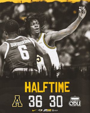 Image post by @AppStateMBB on Twitter
