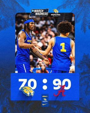 Image post by @HofstraMBB on Twitter