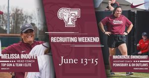 Image post by @FordhamSoftball on Twitter