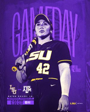 Image post by @LSUsoftball on Twitter
