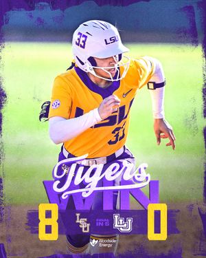 Image post by @LSUsoftball on Twitter