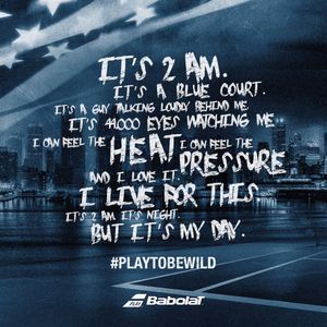 Image post by @babolat on Twitter