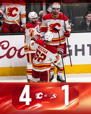 Image post by @nhlflames on Instagram